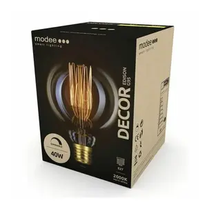 Modee Smart žiarovka Decor Edison G95 40W E27 extra teplá biela