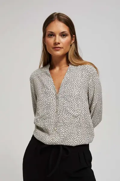 Marisse Polka-Dot Shirt