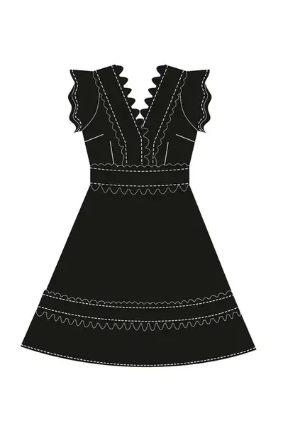 Marisse Women's Dress L-Su-4045 Black
