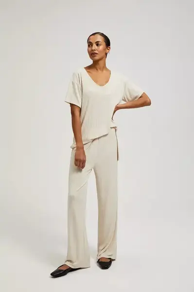 Marisse Women's Trousers L-Sp-4318 L.Beige