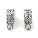 Brass with Cubic Zirconia Pendants