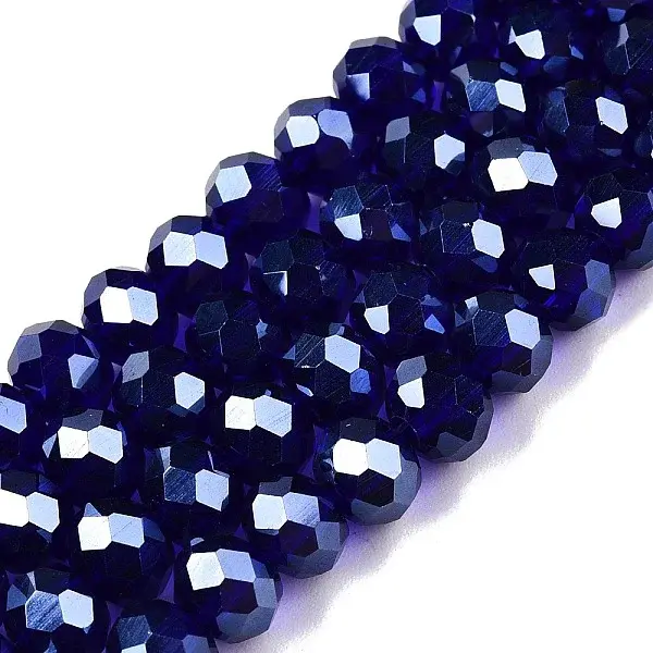 Electroplate Glass Beads Strands