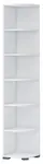 Rohový policový regál sloane - bílá
