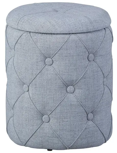 Puf s úložným prostorem ariel - šedá