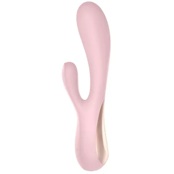 Satisfyer Mono Flex vibrátor se stimulátorem klitorisu Pink 20,3 cm