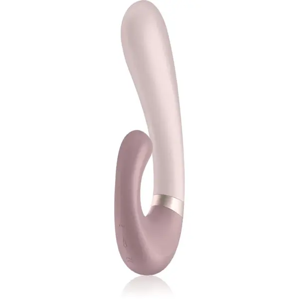 Satisfyer HEAT WAVE vibrátor se stimulátorem klitorisu Mauve 19,8 cm