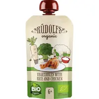 Rudolf’s BIO zelenina, ryža, kuracie mäso detský príkrm 110 g