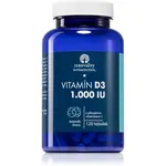 Renovality Vitamín D3 1000 I.U + vitamin C tobolky pre normálnu funkciu imunitného systému, stav kostí, zubov a činnosť svalov 120 ks