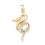 Brass Micro Pave Cubic Zirconia Pendants