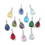 Brass Birthstone Pendants