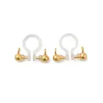 Brass Clip-on Earring Findings
