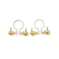 Brass Clip-on Earring Findings