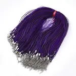 Waxed Cord and Organza Ribbon Necklace Making