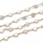 Handmade Brass CCB Plastic Link Chains