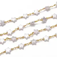 Handmade Brass CCB Plastic Link Chains