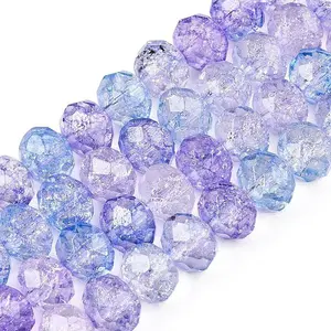 Transparent Glass Beads Strands
