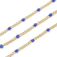 Ion Plating(IP) 304 Stainless Steel Enamel Curb Chains