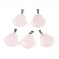 Natural Rose Quartz Pendants
