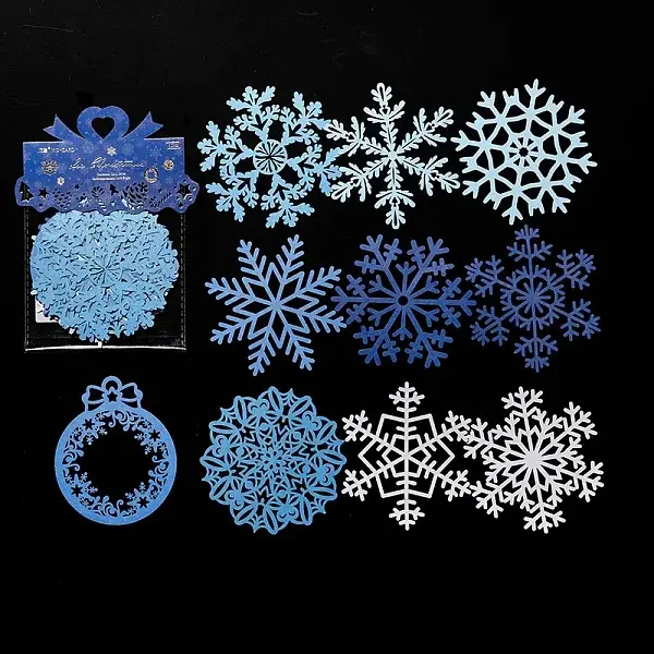 10 Pcs Christmas Theme Scrapbook Paper Set