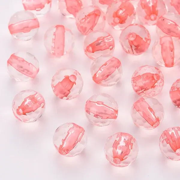 Transparent Acrylic Beads