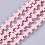 Spray Painted Non-magnetic Synthetic Hematite Beads Strands