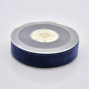 Polyester Velvet Ribbon for Gift Packing and Festival Decoration