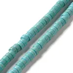 Synthetic Turquoise Dyed Beads Strands