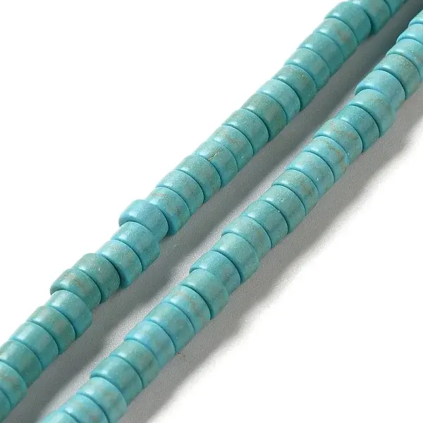 Synthetic Turquoise Dyed Beads Strands