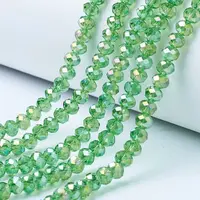 Electroplate Glass Beads Strands