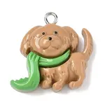 Christmas Theme Opaque Resin Pendants