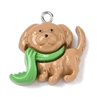 Christmas Theme Opaque Resin Pendants