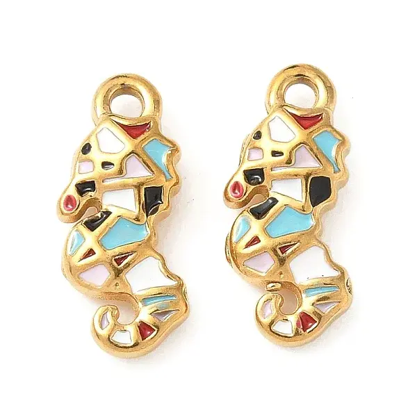 304 Stainless Steel Enamel Pendants