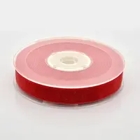 Polyester Velvet Ribbon for Gift Packing and Festival Decoration