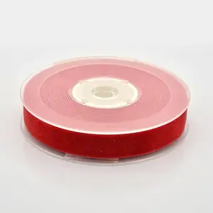 Polyester Velvet Ribbon for Gift Packing and Festival Decoration