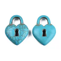 Synthetic Turquoise Gemstone Pendants