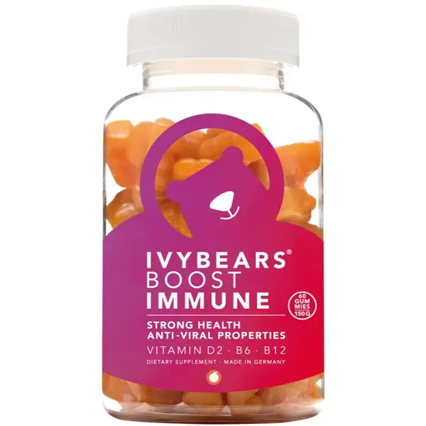 Ivy Bears Boost Immune žuvacie medvedíky na posilnenie imunity 192 g