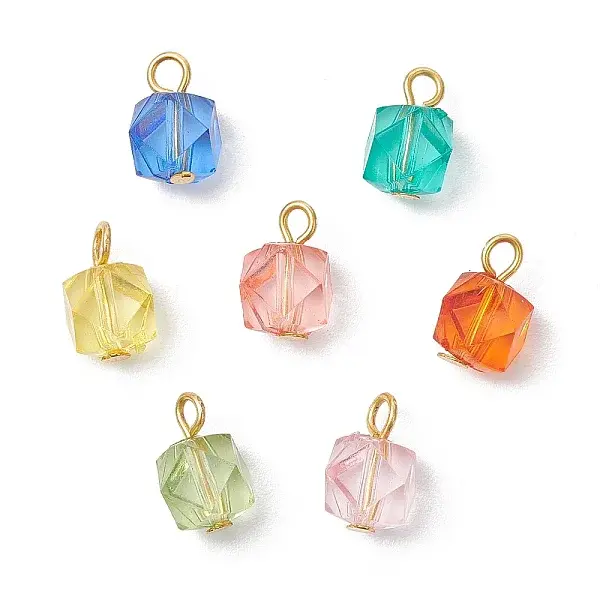 Transparent Acrylic with Iron Pendants