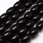 Natural Dyed & Heated Black Onyx Beads Strands