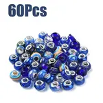 60Pcs Resin European Beads