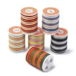 Segment Dyed Twisted Waxed Polyester Cord