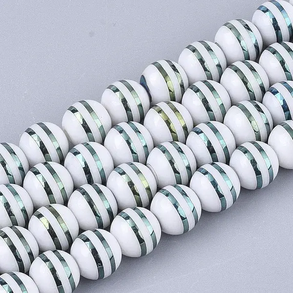 Electroplate Glass Beads Strands