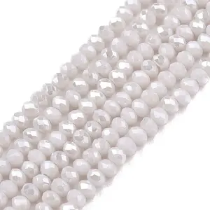 Electroplate Glass Beads Strands
