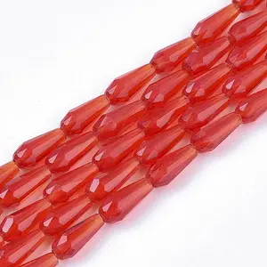 Transparent Glass Beads Strands