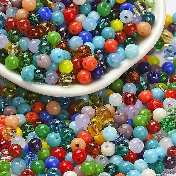 Opaque Colours Glass Seed Beads