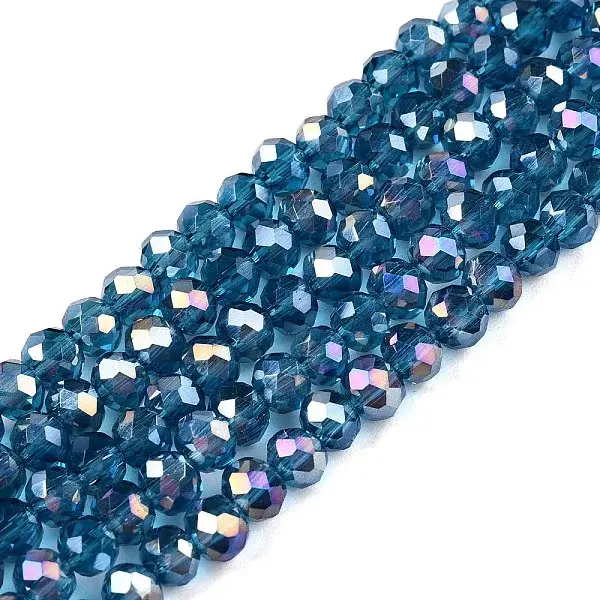 Electroplate Glass Beads Strands