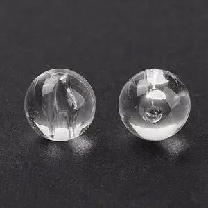 Transparent acrylic beads