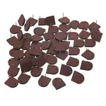 60Pcs Wood Stud Earrings Finding