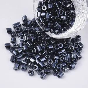 6/0 Two Cut Glass Seed Beads