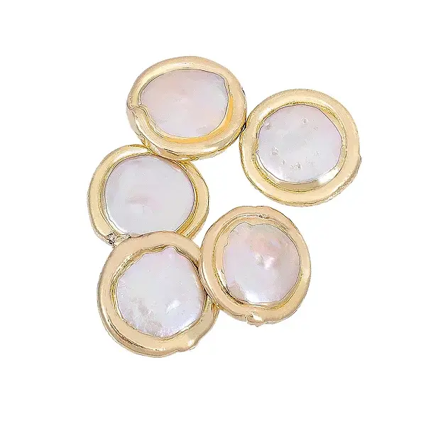 5Pcs Natural Baroque Pearl Keshi Pearl Beads