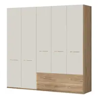 Kombinovaná skříň 5d ii hagop-ořech pacifik/béžová - základní